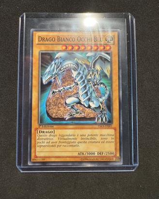 Drago Bianco Occhi Blu 1ª Edizione Ultra Rare