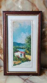 Dipinto a olio italiano Frosa