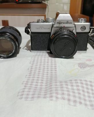 Kit Vintage Minolta SRT 100X + Obiettivi e Flash