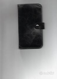 Custodia in ecopelle smartphone fino a 5 pollici
