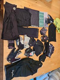 Lotto vestiario ciclismo vari