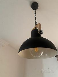 Lampadario industriale Eglo Lubenham 