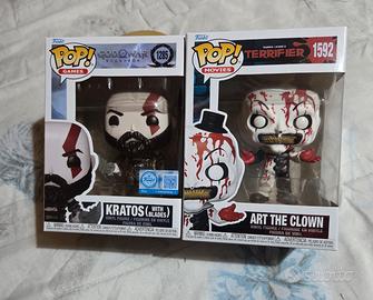 Lotto funko pop terrifier e kratos god of war