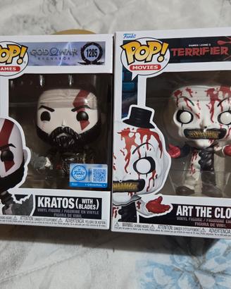 Lotto funko pop terrifier e kratos god of war