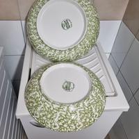 2 piatti grandi in ceramica