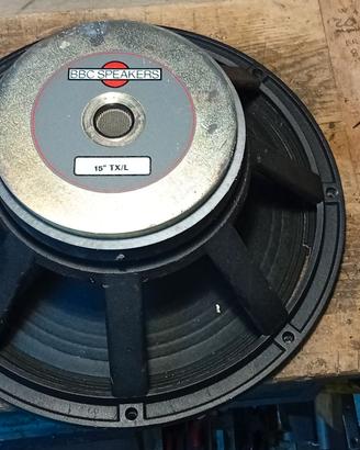 Coppia Woofer BBC  15" 8ohm da riconare