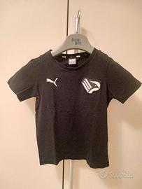 T.shirt Nera Logo Palermo anni 7/8 marca Puma