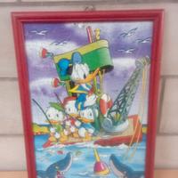 Quadro/Puzzle di Paperino e Qui, Quo, Qua