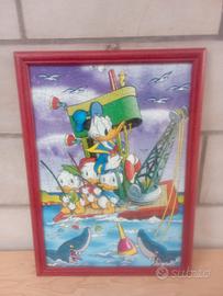 Quadro/Puzzle di Paperino e Qui, Quo, Qua