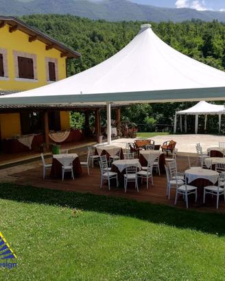 Gazebo  10x10 nuovo  Tendostruttura  leggi