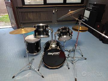 Batteria Hayman Pro Series più ride nuovo