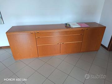 credenza in legno di ciliegio massello 