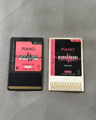 Korg Wavestation card Piano WSC-01 WPC-01 original