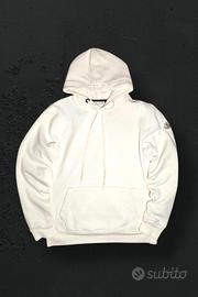 felpa moncler originale bianca taglia M 
