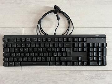 Tastiera meccanica Aukey KM-G6 Switch blu RGB