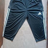 Pantaloni tuta Adidas corti bermuda 3/4 taglia M