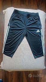 Pantaloni tuta Adidas corti bermuda 3/4 taglia M