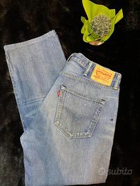 Vintage Long Jeans Levi's 501, Blue Jeans Y2K