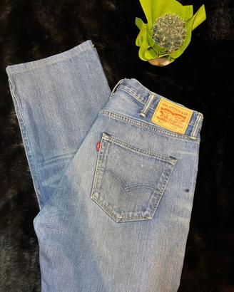 Vintage Long Jeans Levi's 501, Blue Jeans Y2K