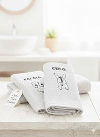 simpatiche tovaglie  da bidè