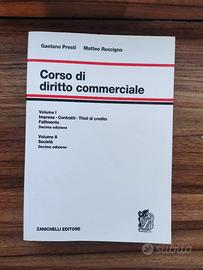 Libro "Corso di Diritto Commerciale" di Rescigno 