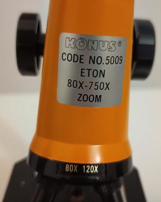 Microscopio Konus 80x-750x mod.5009