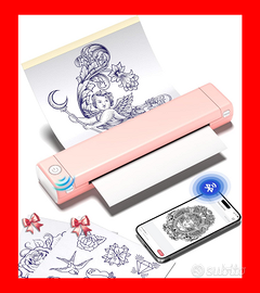 Stampante Tatuaggi Bluetooth Phomemo M08F NUOVA