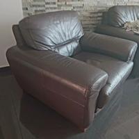  poltrona in pelle