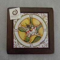 Orologio da parete quadrato piastrella ceramica