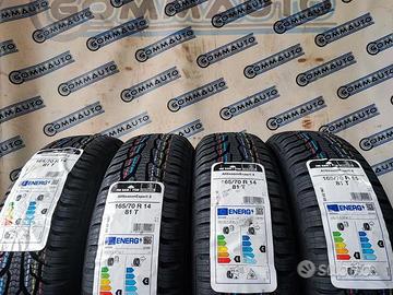 4 pneumatici nuovi 165 70 14 uniroyal 4 stagioni