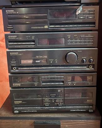 Impianto stereo hi-fi pioneer modulare