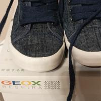 Scarpe bambino tessuto jeans Geox