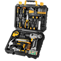 DEKO Cassetta Attrezzi Completa con Trapano