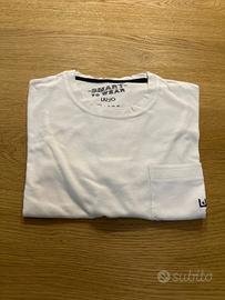 T-shirt della Liu-Jo bianca con taschino