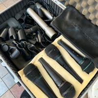 Stativi casse, aste, microfoni, cavi, aste luci