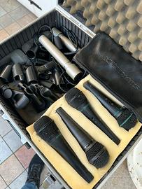 Stativi casse, aste, microfoni, cavi, aste luci