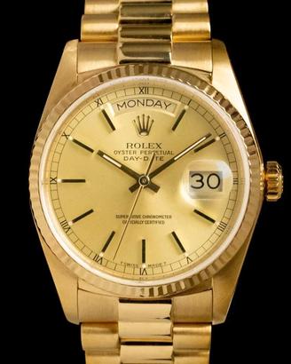 Rolex Day Date 36 Oro Giallo President Come Nuovo