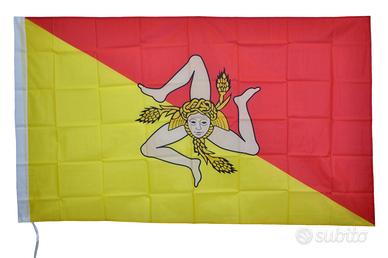 Bandiera Sicilia Trinacria 90x150 cm resistente