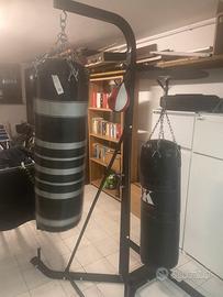 SACCO DA BOX CON STRUTTURA E PALLA VELOCE