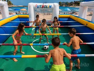 Gioco Sportivo Calcio Balilla Umano per Spiagge