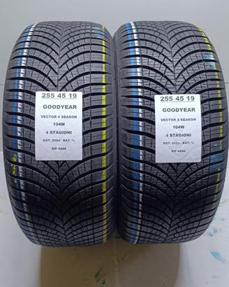 2 GOMME 255 45 19 GOODYEAR 4 STAGIONI RIF4498