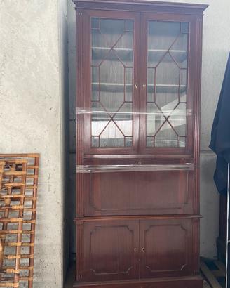 Mobile in palissandro con vetrinetta