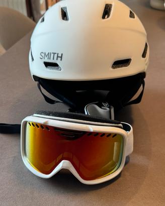 Casco +  maschera sci e snowboard SMITH
