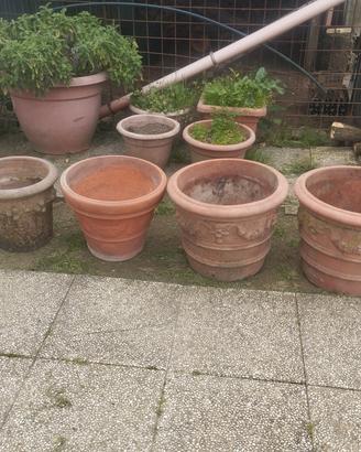 Vasi terracotta per fiori