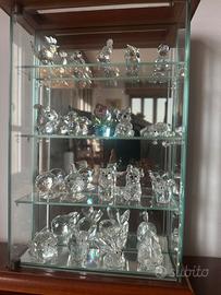 Collezione  swarosky con vetrinetta.