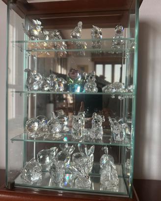 Collezione  swarosky con vetrinetta.