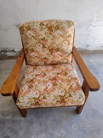 sedia/poltrona legno rustico