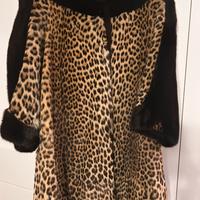 Pelliccia in leopardo e visone