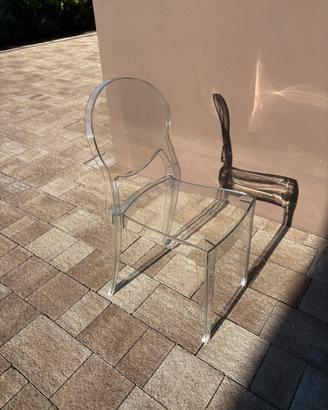 Set 4 sedie trasparenti - Made in Italy
