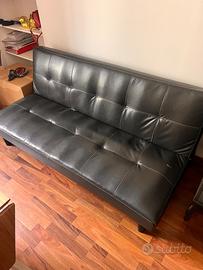 Divano letto pelle